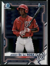 2021 Bowman #BCP-25 Jeremy De La Rosa Chrome Prospects