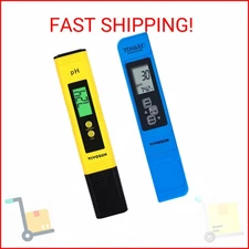 VIVOSUN Digital pH and TDS Meter Kits, 0.01pH High Accuracy Pen Type pH Meter ± 