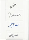 NBA   BASKETBALL      3X5   AUTOGRAPHED    8   CARD   LOT