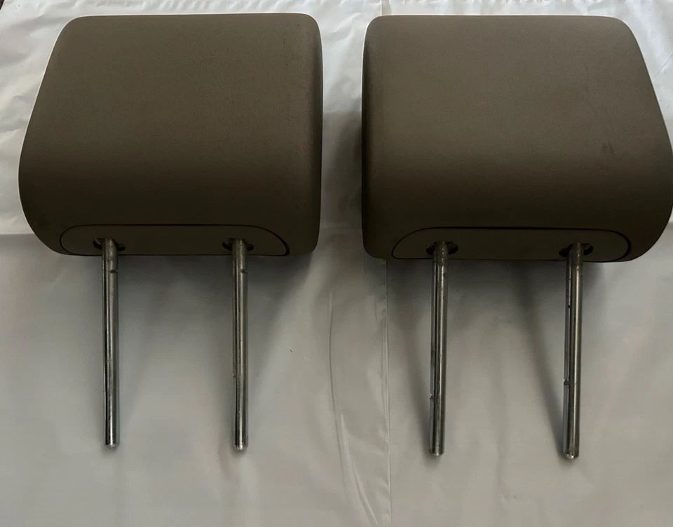 🔥 Par de reposacabezas de asiento trasero grises para Jeep Wrangler JK 2007-2010 de 2 puertas OEM Foto 4 de 4