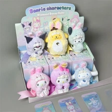 TOPTOY Diamond Bunny Baby Series Confirmed Blind Box Art Toys Gift Pedant