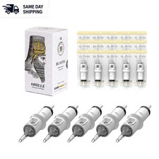 Water-Resistant 50PCS Tattoo Needle Cartridges - 3RL Bugpin for Smooth Work