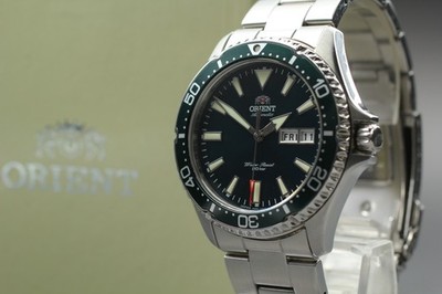 【NEAR MINT in Box】 ORIENT F692-UAA0 Black Dial Automatic Men's Watch Japan