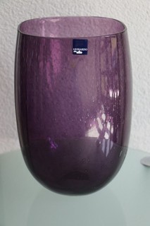 Glasvase Leonardo 24 cm Violet sehr guter Zustand