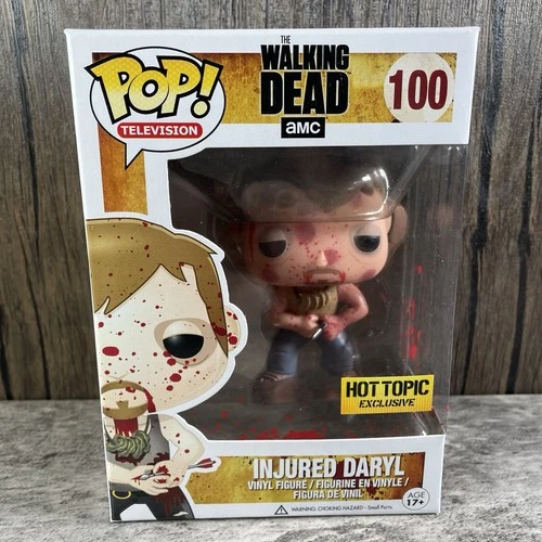 Funko POP! The Walking Dead DARYL DIXON Injured Bloody #100 Hot Topic Exclusive