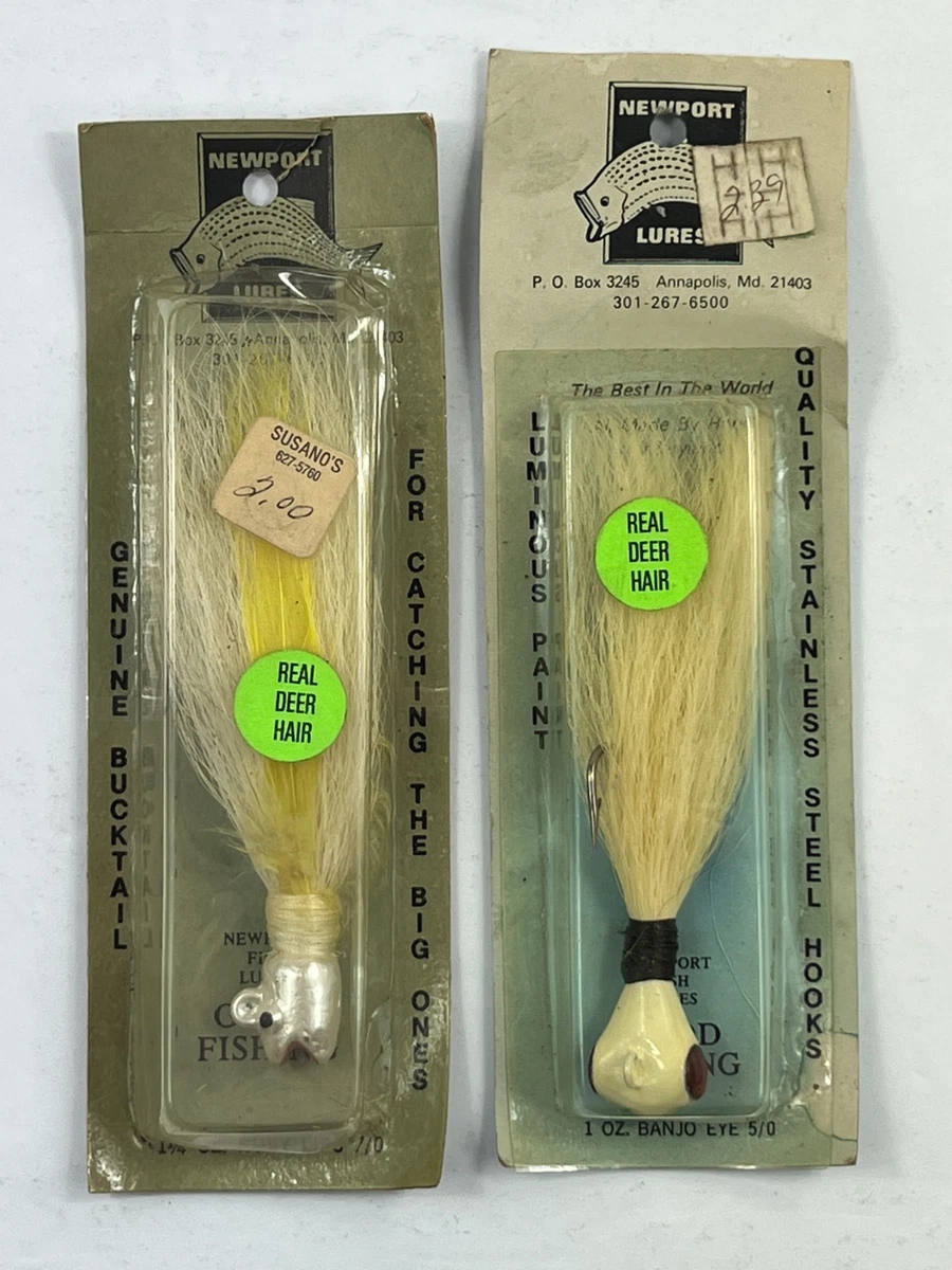 Lot De 2 Boutons épingle Vintage - Muskie Inc. - Pour Pêche Ou Collection