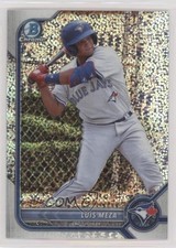 2022 Bowman Draft Chrome Sparkle Refractor Luis Meza #BDC-89 0c6