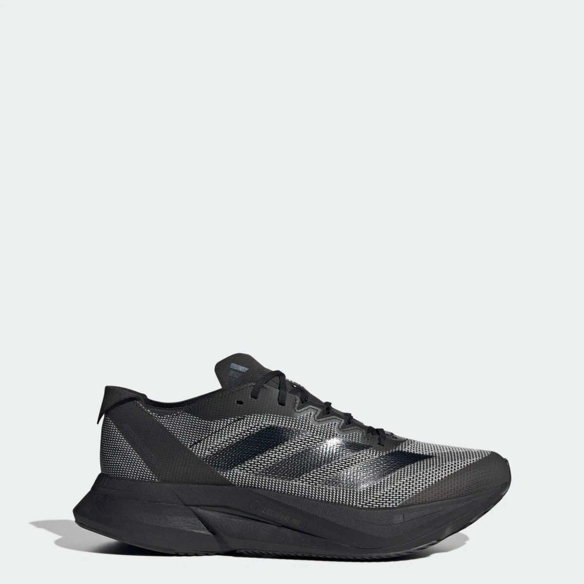 NWT adidas Men’s Adizero Boston 12 Running Sneakers Black/White/Carbon, Size 6 Adidas Running Men main image 4