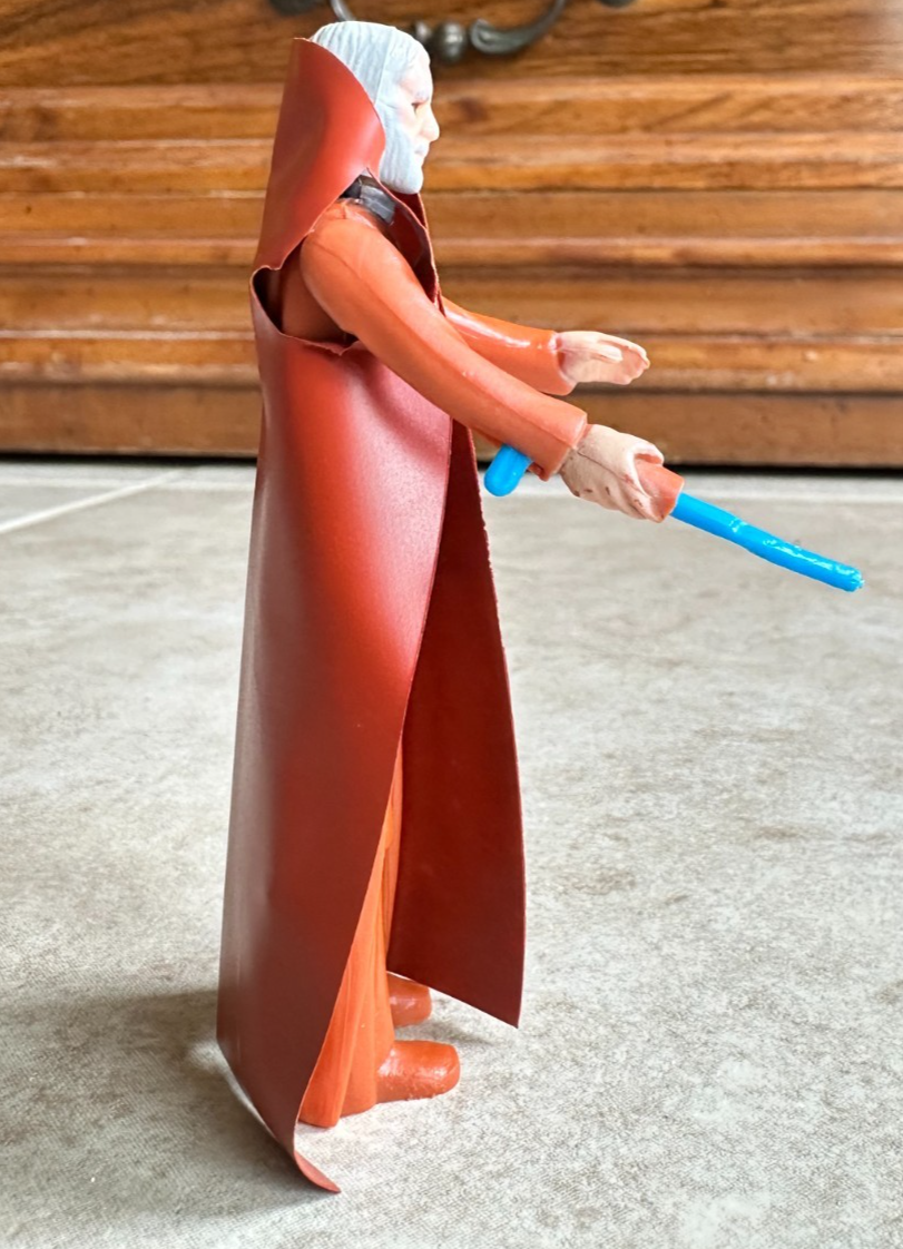 Vintage 1977 Kenner Star Wars Obi Wan Kenobi w/ Damaged Saber No