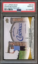 2011 Upper Deck Bruins Day With The Cup #DC22 Adam McQuaid PSA 10 GEM MT p04222