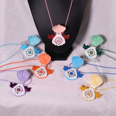 DIY Openable Shell Pendant Mermaid Melody Necklace Pichi Pichi