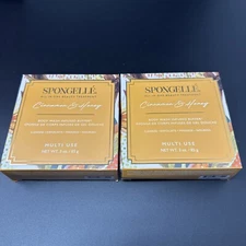 2 Spongelle - Multi-use boxed flower - Cinnamon Honey