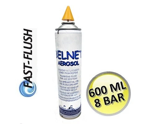 FAST FLUSH - BELNET BOMBOLA CON CONO USA E GETTA pulizia interna tubazioni clima