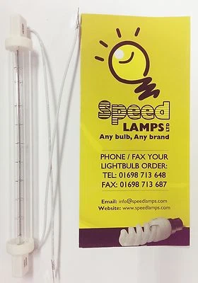 VICTORY CATERING WIRED HEAT LAMP 220MM 240V 100W SK15 GANTRY LIGHT HALOGEN 64241013