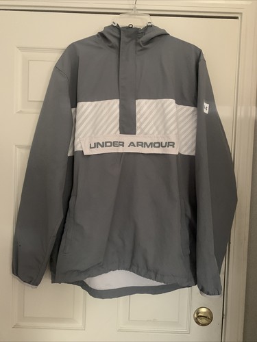 half zip windbreaker hoodie size 