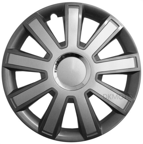 16" Wheel trims for HONDA CIVIC , ACCORD  FULL SET 4x16"   GRAPHITE/SILVER - Picture 1 of 3