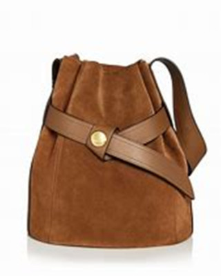 3.1 Phillip Lim Signature Bucket Shoulder Bag Leather in Sandlewood Gold