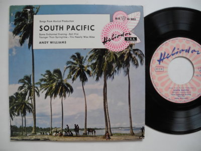 ANDY WILLIAMS South Pacific EP Some Enchanted Evening + 3 EP 1958 Germany EX