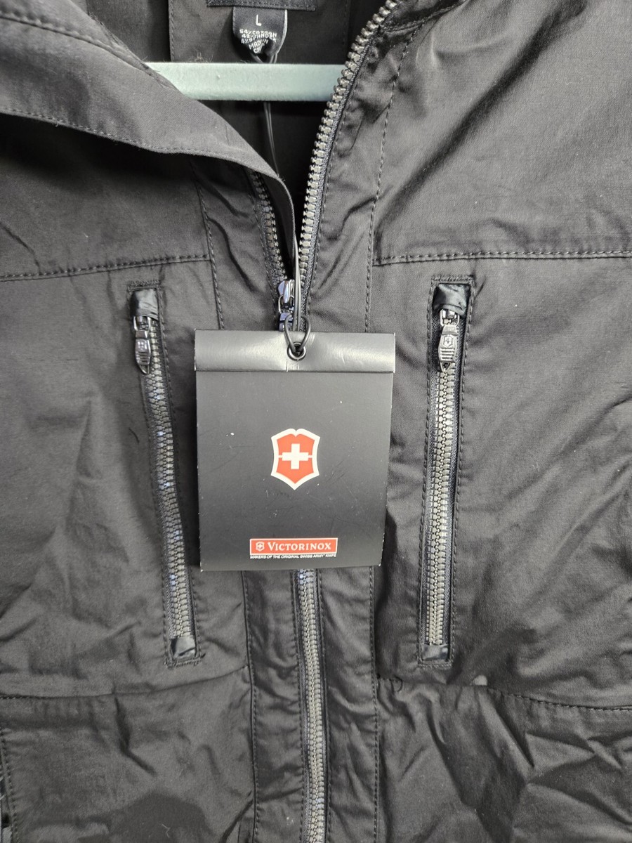 Victorinox Swiss Army Jacket Womens Sz L Black Full Zipper Victorinox Swiss Army Jacket Womens Sz L Black Full Zipper
