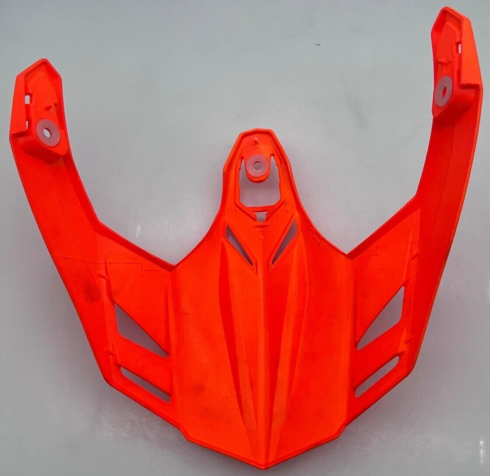 Casco de Aventura Airoh Commander - Naranja Fluo Mate PICO SOLO con marcas menores Foto 3 de 4