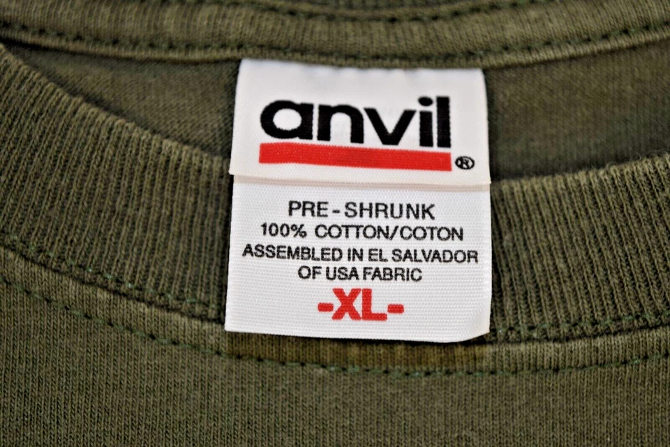 Camiseta De Colección Yunque Talla XL 2003 Verde Militar Operación Hummer Libertad Iraquí Foto 4 de 4