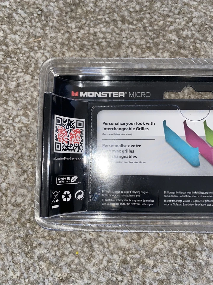 Altavoz Monster ClarityHD Micro Bluetooth Parrillas Intercambiables Azul 129239-0 Foto 3 de 4