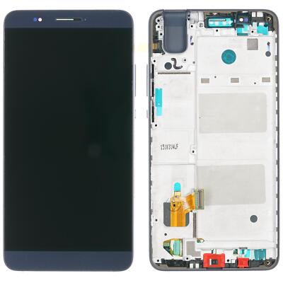 Huawei Shot X lcd module touchscreen glass + frame assy assembly blue