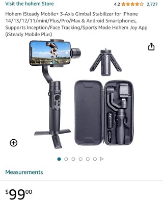 Hohem iSteady Mobile+. Brandnew Sealed