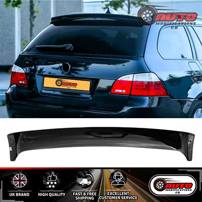 BMW 5er Kombi E61 Wagon Heck Dach Spoiler Lippe Flügel Glanz Schwarz 2003-10