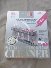 ALLSOP 3 VCR VHS Head Tape Path  Tape Drive CLEANER Model 61000