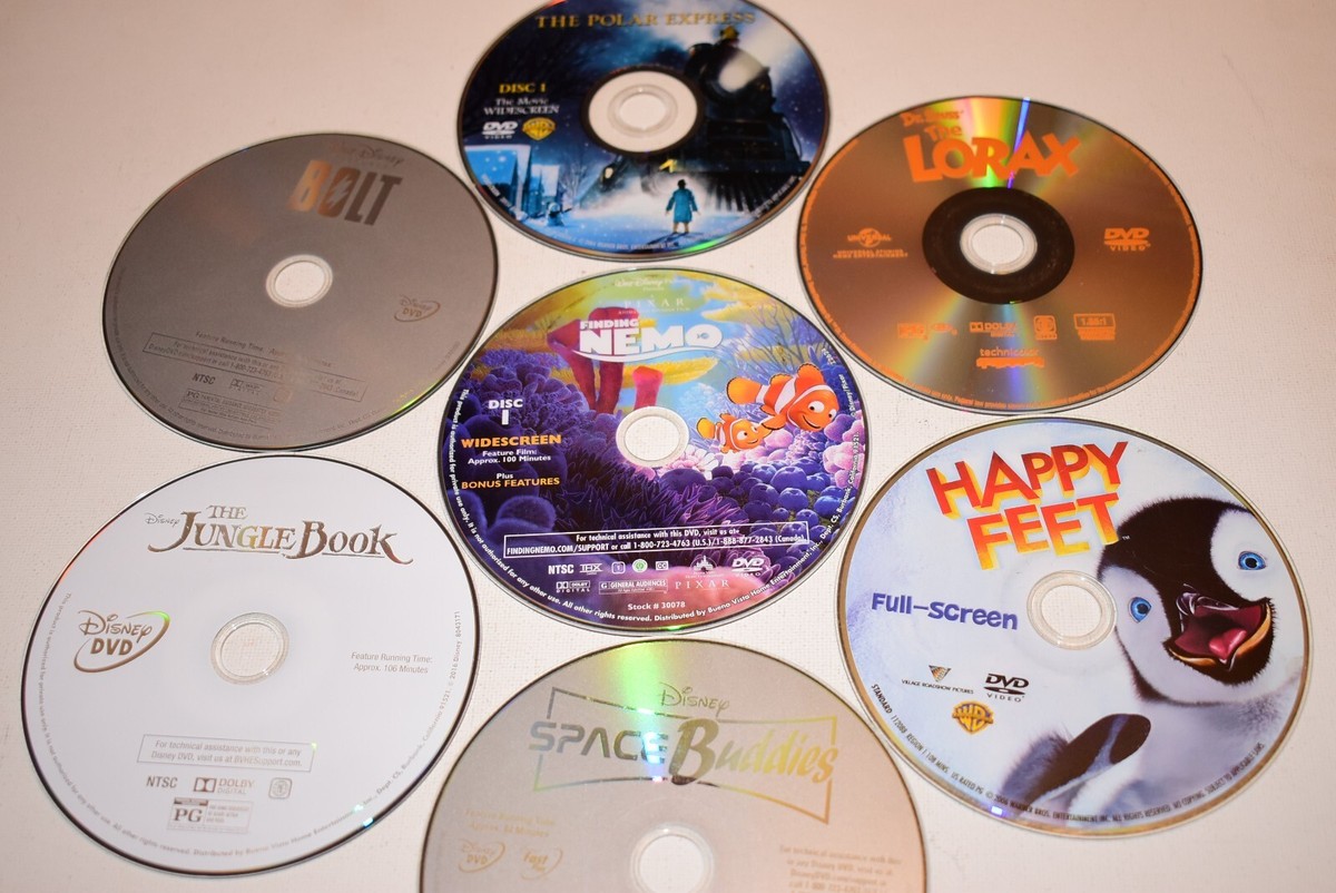 Lot of 7 DVD Movies Discs only with Paper Sleeves | eBay