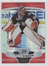 2019-20 O-Pee-Chee Platinum Red Prism 10/199 John Gibson #60 1u6