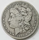 1895-S Morgan Silver Dollar-Very Good