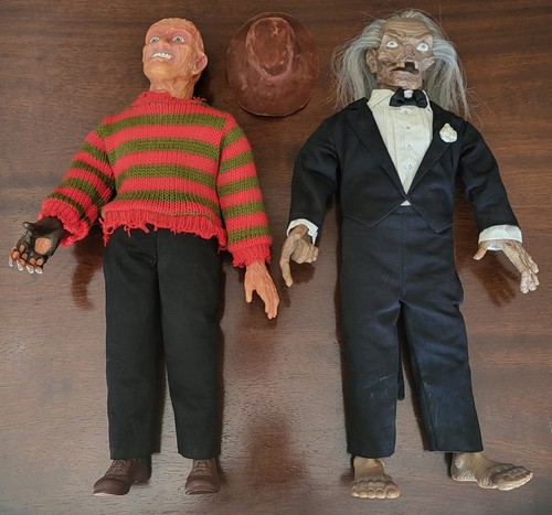 Vintage Talking 18" Freddy Kruger W/Hat and 18" Crypt Keeper Both are Working