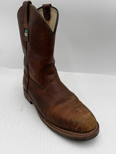 McRae 11" Wellington Men's Boots Size 11 Brown Leather Work Boot MR85184
