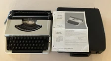 Vintage Sears Portable Manual Typewriter Model 268.52100 Correction Tape & Case