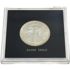 1987 American Silver Eagle 1 oz .999 BU - Heavy Peripheral Toning