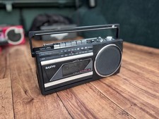 SANYO MR-A5 Showa Retro Cassette Player Portable 1980s Japan