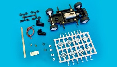 Slotcar Komplettfahrwerk MRRC Sebring S2 Basic Set 17k, passt zu Carrera 132