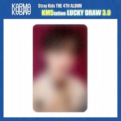 PRE Stray Kids Album KARMA KMS 3.0 Lucky draw Photocard KMStation