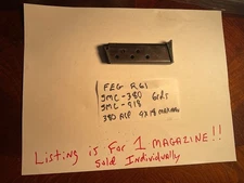 FEG R61 SMC-380 SMC-918 .380 ACP / 9x18 Makarov 6 Round Magazine OEM
