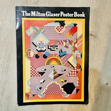 VTG Rare 1977 The Milton Glaser Poster Book 1st Edition 15x11