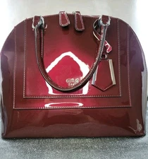Authentic Guess Purse Burgundy Large Vintage Hand Bag Great Condition 