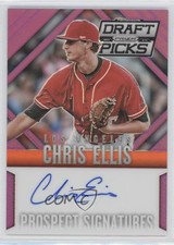 2014 Panini Prizm Perennial Draft Picks Purple 88/149 Chris Ellis #84 Auto 0q1p