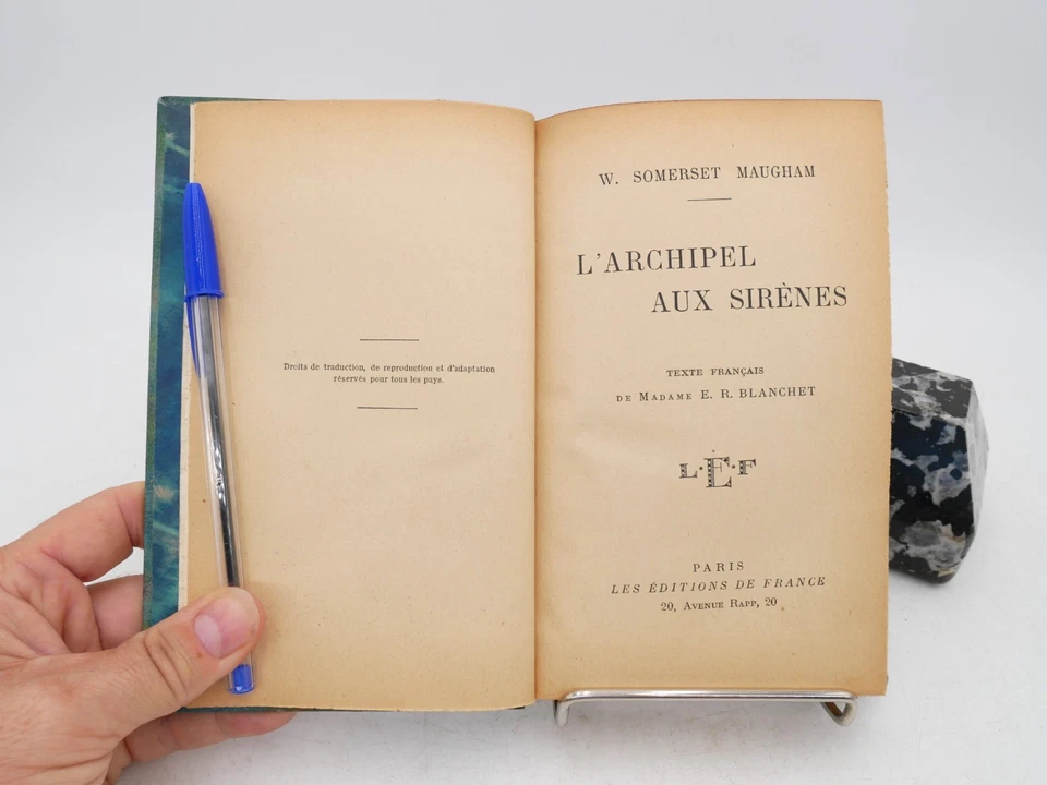 SOMERSET MAUGHAM (1925) L'Archipel aux Sirènes - Première édition Française - Photo 2/4