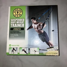 Golds Gym Suspension Body Weight Trainer System Complete w/ DVD New Open Box