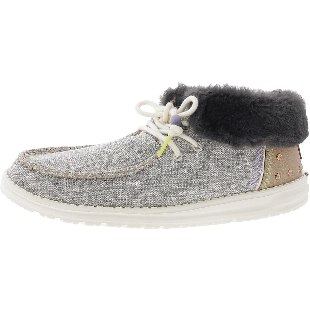 Женские паруси пинетки на плоской подошве Hey Dude Britt серого цвета 6 средних размеров B M BHFO 9920 8790₽