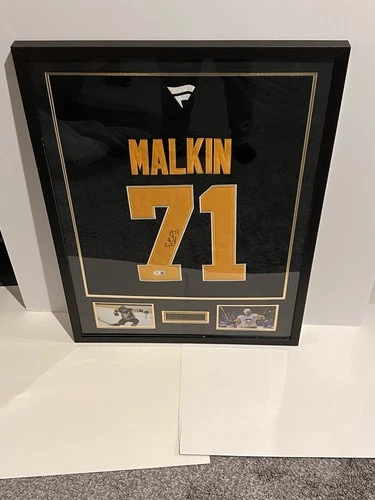 Evgeni Malkin Pittsburgh Penguins Autographed Original Hockey Jersey Beckett