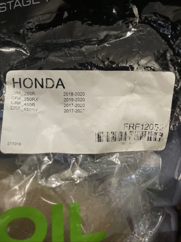 Filtro de aire de espuma sin trabajo para Honda CRF 250R/250RX/450R/450RF #FRF12052 Foto 2 de 4