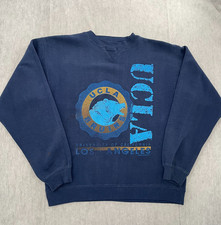 VINTAGE UCLA Bruins Sweater Adult XL Blue Crewneck Pullover Graphic Mens 90s